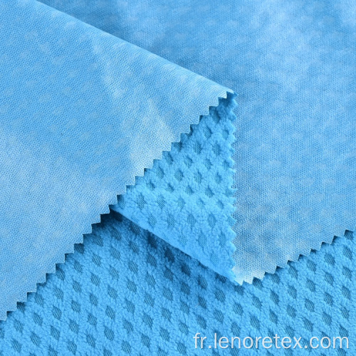 Tissu en molleton polaire jacquard en tricot en polyester